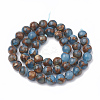 Natural Chalcedony Beads Strands G-S333-8mm-014C-2