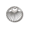201 Stainless Steel Filigree Pendants STAS-K298-06P-1-1