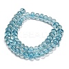 Dyed Imitation Gemstone Glass Beads Strands GL-Z001-03B-12-4