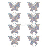 8Pcs Rhinestone Hot Melt Adhesive On The Back Appliques DIY-GO0001-87-1