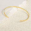 European & American Style 304 Stainless Steel Plain Bangles UM3618-2-1