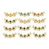 Brass & Glass Pendants KK-CBA6A75-54G-1
