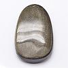 Natural Golden Sheen Obsidian Carven Pendants G-A169-017A-2