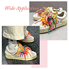 10 Pairs 10 Colors Three-color Mosaic Macaron Color Polyester Shoelaces FIND-FH0011-99-6