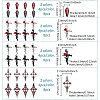 32Pcs 8 Style Alloy Pendants FIND-GO0001-89-2
