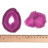 Natural Agate Nuggets Slice Links Connector Charms G-E022-M08-3