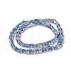 Electroplate Glass Beads Strands EGLA-L023B-HR01-3