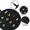 3Pcs 3 Styles Wall Mounted Brooch Jewelry Display Rolls ODIS-CJ0001-03-3