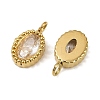 304 Stainless Steel Micro Pave Cubic Zirconia Charms STAS-K302-01E-G-2