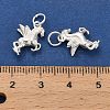 925 Sterling Silver Horse with Wings Charms STER-P071-11S-4