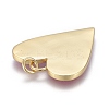 Brass Enamel Pendants X-KK-M205-13G-07-2