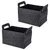 Foldable Felt Basket Storage Box AJEW-WH0347-17B-1