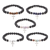 201 Stainless Steel Charm Bracelets BJEW-JB13246-2