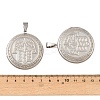 316 Stainless Steel Locket Pendants STAS-K321-18P-3