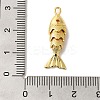 Brass Micro Pave Cubic Zirconia Pendants KK-C072-40G-3