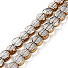 Electroplate Glass Beads Strands LS-EGLA-A040-01E-1