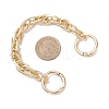 2Pcs 2 Sizes Aluminium Textured Rope Chain Bag Extension Chains FIND-JF00162-5