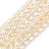 Transparent Electroplate Glass Beads Strands GLAA-T032-T4mm-C11-1
