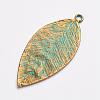 Tibetan Style Alloy Pendants PALLOY-F187-26ABG-2