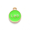 Alloy Enamel Pendants LS-ENAM-S124-01B-06G-3