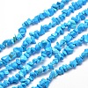 Synthetic Turquoise Chip Bead Strands G-M205-54-2