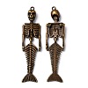 Tibetan Style Alloy Big Pendants X-TIBE-Q067-01AB-NR-1