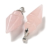Natural Mixed Stone Pointed Pendants G-F766-08AS-3