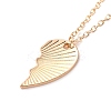 BEST BUDS Alloy Pendant Necklaces NJEW-K124-03B-G-4