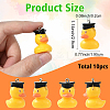 10Pcs Graduation Theme Resin Pendants RESI-YW0004-71-2