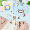 13Pcs 13 Style T-shirt Direction Guide Wood Pendant Locking Stitch Markers HJEW-AB00648-3