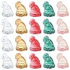 40Pcs Christmas Theme Transparent Glass Beads GLAA-FS0001-87B-2