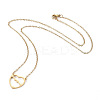 304 Stainless Steel Pendant Necklaces NJEW-I237-10G-2