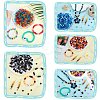 1600Pcs 8 Styles Opaque &  Transparent Plastic Beads KY-SZ0001-52-4