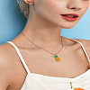 30Pcs Alloy Enamel Pendants ENAM-LP0001-50-3