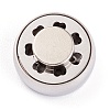 304 Stainless Steel Magnetic Diffuser Locket Aromatherapy Essential Oil Buckle AJEW-M027-06P-3