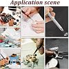 4Pcs 4 Style Stainless Steel Tweezers & 4-Claw Pick up Tool for Small Parts Pickup STAS-UN0039-16-7