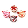 Alloy Enamel Pendants ENAM-F162-01-1