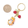 Glass Hamster Keychains KEYC-MZ00055-01-3