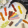 8 Bags 8 Colors Cowhide Purse Suspension Clasps Bag Strap Connector Fabric PURS-CL0001-04B-4