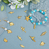 60Pcs Tibetan Style Alloy Pendants FIND-SP0004-07G-3