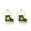 304 Stainless Steel Enamel Charms STAS-T065-60G-01-1