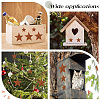 60Pcs 3 Styles Star Rust Iron Big Pendants IFIN-GF0001-13B-4