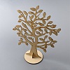 Wooden Earring Display Tree Stands ODIS-WH0038-26-1