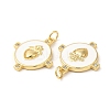 Brass Micro Pave Cubic Zirconia Pendants KK-M246-16G-02-2