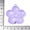 Spray Painted Alloy and Enamel Big Pendants PALLOY-T092-80B-3