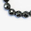 Non-magnetic Synthetic Hematite Beads Strands X-G-S086-8mm-1