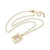 304 Stainless Steel Necklace NJEW-D330-01G-03-2