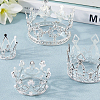4Pcs 4 Styles Crown Zinc Alloy Cake Decoration AJEW-CP0008-84S-7