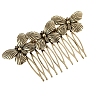 Butterfly Alloy Hair Combs PW-WGF37AD-03-1