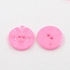 Acrylic Sewing Buttons BUTT-E073-B-08-2